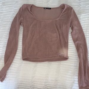 Zara pink long sleeve size M